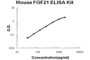Mouse FGF21 PicoKine ELISA Kit standard curve (FGF21 ELISA Kit)