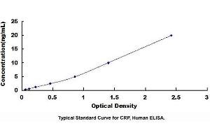 Typical standard curve
