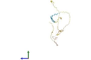 AlphaFold protein structure predicition of Human Recombinant C10orf95 Protein, UniprotID Q9H7T3 (C10ORF95 Protein (AA 1-257) (His tag))