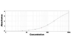 ELISA analysis of Mouse Anti-human IgE secondary antibody, clone 4F7  under 2 ug/mL working concentration.