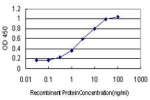 Detection limit for recombinant GST tagged DYDC1 is approximately 0. (DYDC1 Antikörper  (AA 1-177))