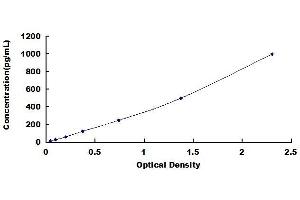 Typical standard curve
