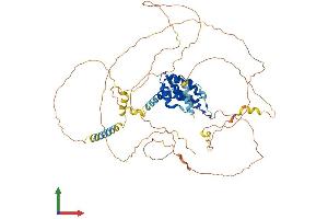 AlphaFold protein structure predicition of Human Recombinant CLINT1 Protein, UniprotID Q14677