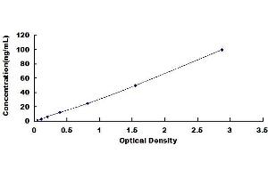 Typical standard curve (SEMA3A ELISA Kit)