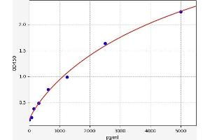 Typical standard curve (MAPK15 ELISA Kit)