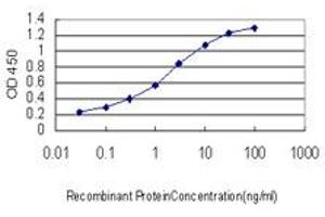 Detection limit for recombinant GST tagged GHR is approximately 0. (Growth Hormone Receptor Antikörper  (AA 19-118))