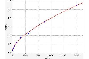 Typical standard curve (CMTM6 ELISA Kit)