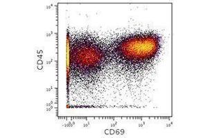 Flow Cytometry (FACS) image for anti-CD69 (CD69) antibody (ABIN2664808) (CD69 Antikörper)