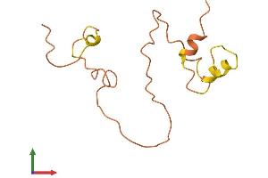 AlphaFold protein structure predicition of Human Recombinant KRTAP1-4 Protein, UniprotID P0C5Y4