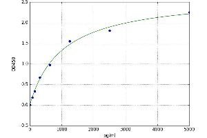 A typical standard curve