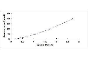 Typical standard curve (Glutaredoxin 1 ELISA Kit)