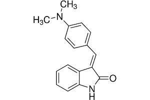 Chemical structure of SU 4312 , a VEGFR / PDGFR kinase inhibitor.