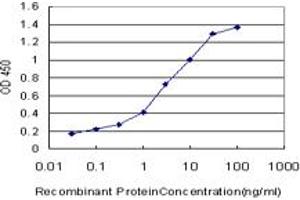 Detection limit for recombinant GST tagged PNMA1 is approximately 0. (PNMA1 Antikörper  (AA 62-160))