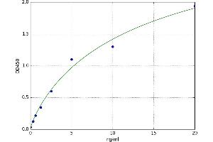 A typical standard curve