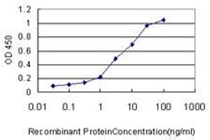 Detection limit for recombinant GST tagged XRCC6 is approximately 0.