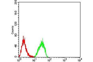 Flow Cytometry (FACS) image for anti-Phospholipase D2 (PLD2) (AA 834-933) antibody (ABIN5881791) (Phospholipase D2 Antikörper  (AA 834-933))