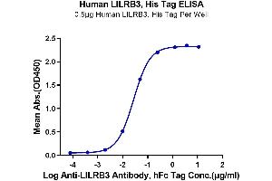 ELISA image for Leukocyte Immunoglobulin-Like Receptor B3 (LILRB3) (AA 24-443) protein (His-Avi Tag) (ABIN7275189)