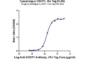 ELISA image for CUB Domain Containing Protein 1 (CDCP1) (AA 29-667) protein (His tag) (ABIN7274291)
