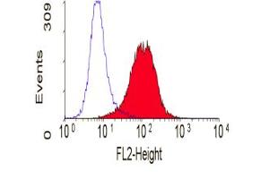 ABIN119156 staining of KG1a cell line. (ITGA3 Antikörper  (PE))