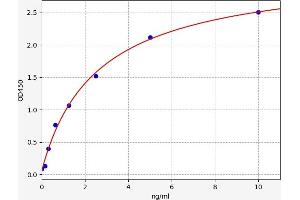 Typical standard curve (alpha KGDHC ELISA Kit)