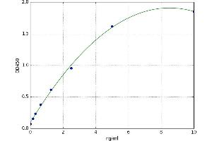 A typical standard curve