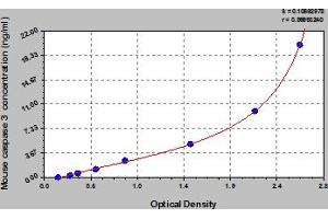 Typical Standard Curve (Caspase 3 ELISA Kit)