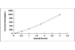 Typical standard curve (RNASEL ELISA Kit)