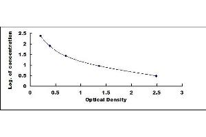 Typical standard curve (INHBE ELISA Kit)