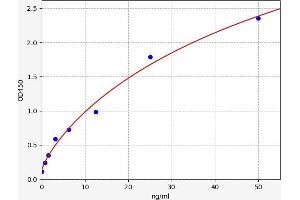 Typical standard curve (SOD1 ELISA Kit)