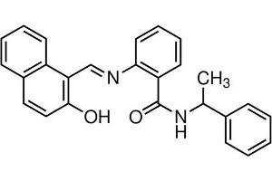 Chemical structure of Sirtinol , a SIRT inhibitor.