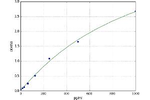 A typical standard curve
