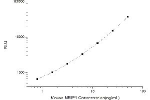 Typical standard curve (NRIP1 CLIA Kit)