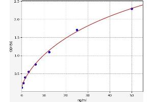 Typical standard curve (FCGBP ELISA Kit)