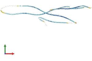 AlphaFold protein structure predicition of Mouse Recombinant Cfap58 Protein, UniprotID B2RW38
