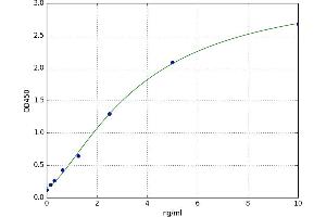 A typical standard curve