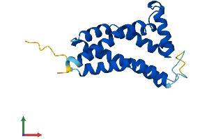 Protein Structure (PS) image for Transmembrane Protein 97 (TMEM97) (AA 1-176) protein (His tag) (ABIN7544697)