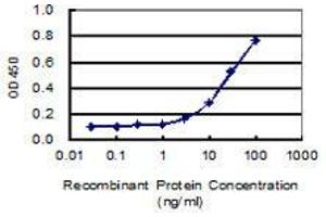Detection limit for recombinant GST tagged TRPA1 is 1 ng/ml as a capture antibody. (TRPA1 Antikörper  (AA 1033-1117))
