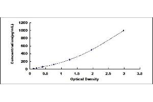 Typical standard curve (Renin ELISA Kit)