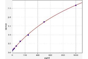 Typical standard curve (FGF6 ELISA Kit)