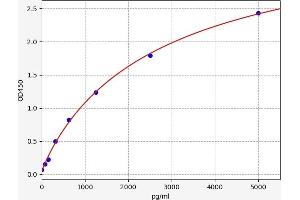 Typical standard curve (FGF5 ELISA Kit)