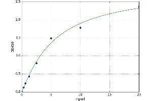 A typical standard curve
