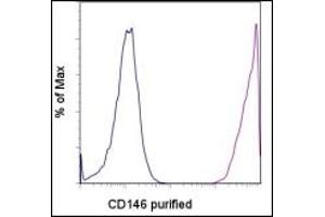 Flow Cytometry (FACS) image for anti-Melanoma Cell Adhesion Molecule (MCAM) antibody (ABIN614548) (MCAM Antikörper)