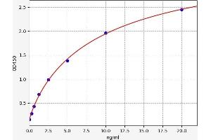 Typical standard curve