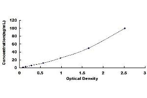 Typical standard curve (ST14 ELISA Kit)