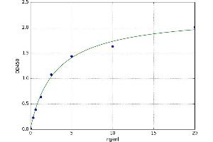 A typical standard curve