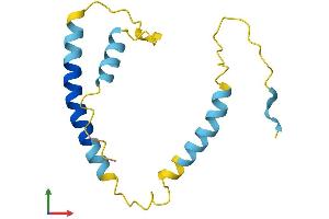 Protein Structure (PS) image for Potassium Voltage-Gated Channel, Isk-Related Family, Member 1 (KCNE1) (AA 1-129) protein (His tag) (ABIN7548810)
