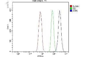 Flow Cytometry analysis of RH35 cells using anti-ARF6 antibody (ABIN7602413).