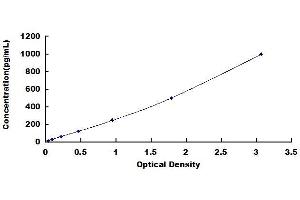 Typical standard curve