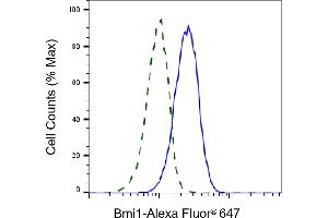 Validation of Bmi1 knockdown using flow cytometry. (Rekombinanter BMI1 Antikörper)