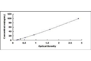 Typical standard curve (BID ELISA Kit)